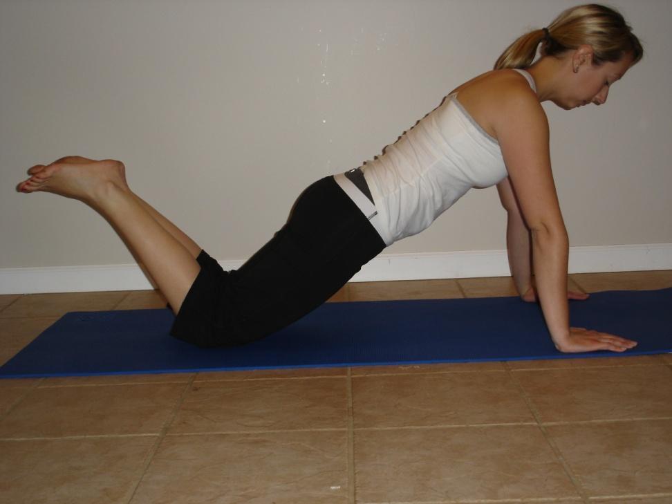 Push Up Prep Start in push up position,