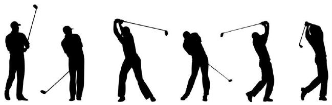(b). The series of images below show a golf swing. The main movement plane during a golf swing is... stroke volume sagittal rotation minute ventilation transverse tidal volume [2] 5(a). Fig.