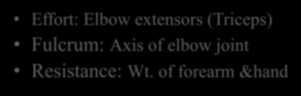 Axis of elbow joint