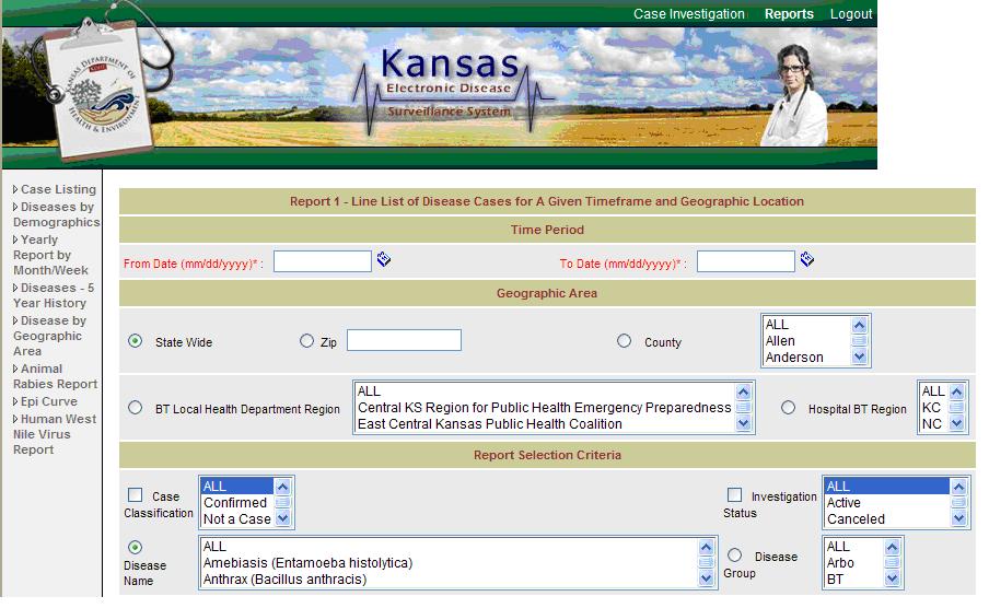 6.0 Reports Several reports are available, organizing disease data in KS-EDSS for analysis and presentation. 6.