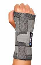 Designed in a knitted breathable fabric for all-day use. The adjustable aluminum splint and elastic strap provides a perfect fit and comfort.