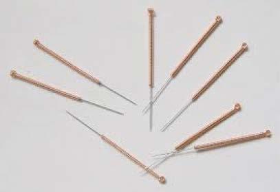 Acu = sharp, needle Puncture-
