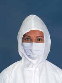 KIMTECH PURE * Brand Masks KIMTECH PURE * M3 Pleat-Style Face Masks Available with ties and earloops Low-linting polyethylene film outer layer 7" & 9" BICOSOF * Fabric inner facing provides comfort