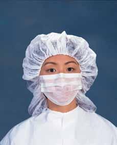Fabric inner facing provides comfort ISO Class 6 or higher cleanroom environments Two-layer design KIMTECH PURE * M6 Pleat-Style Face Masks Code Description Color Style Units/Bag Bags/Case Total/Case