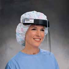 KIMBERLY-CLARK * Face Shields, Visors, Respirators and Masks KIMBERLY-CLARK * GUARDALL SHIELD * Face Shields Equipped with a foam band and headband Can be worn with or without glasses or goggles Fog