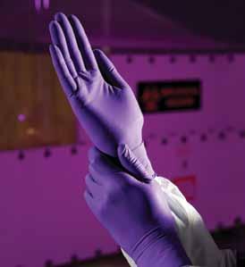 KIMBERLY-CLARK * Exam Gloves KIMBERLY-CLARK * PURPLE NITRILE * Exam Gloves (formerly SAFESKIN * PURPLE NITRILE * Gloves) 6 mil thickness Static dissipative in use Latex-free KIMBERLY-CLARK * PURPLE