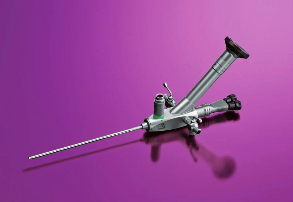 Operating Cystoscope-Urethroscope for Children For straightforward and gentle treatment The operating cysto-urethroscopes with atraumatic tip and excellent gliding properties provide the operating