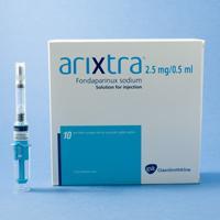 ARIXTRA (fondaparinux sodium) Synthetic, nonheparin coagulant specifically inhibits coagulation