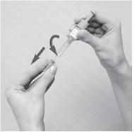 Figure 3 Figure 1 With the other hand, hold the syringe firmly by the finger grip.