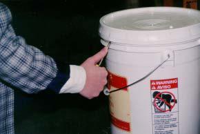 Opening 5 gallon buckets Risk Factors: Force Awkward