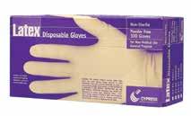 Latex General Purpose Gloves General Purpose 5mil Latex Gloves General Purpose 5mil Latex Gloves, Continued 9" SMOOTH POWDERED / NATURAL Ideal Powdered option for non-medical use Easy donning Smooth
