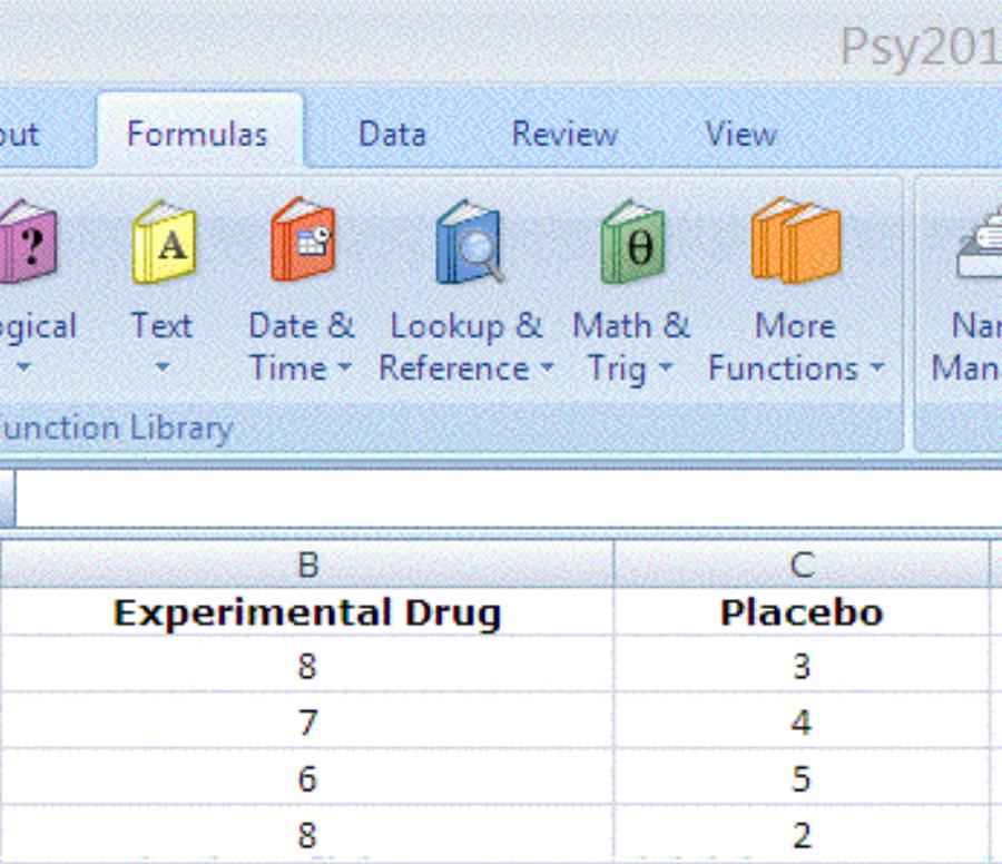 describe, and calculate some descriptive statistics. The independent variable (IV) is what the experimenter manipulates. In this case the IV is experimental drug vs. placebo.