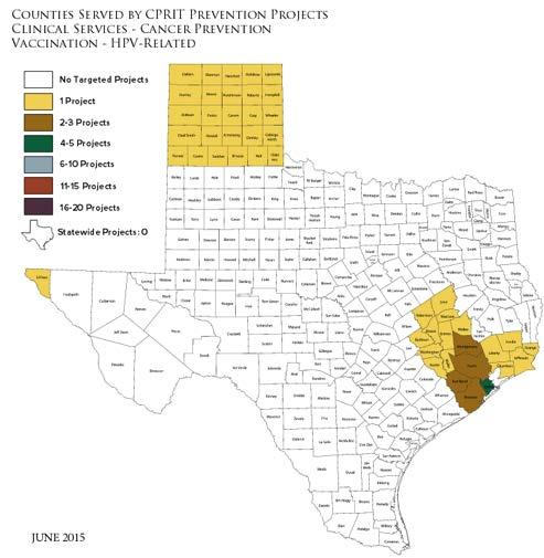 (http://www.cprit.state.tx.us/) details current funding opportunities and funded studies.