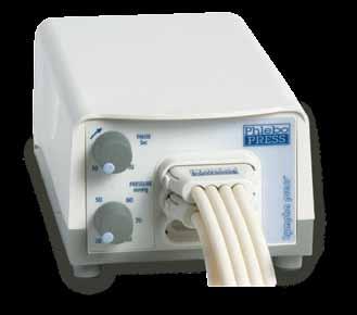 Phlebo Press Use In: Phlebo Press is a sequential pneumatic compression system specially designed for efficient reduction and management of peripheral edema, such as lymphedema and ulceration