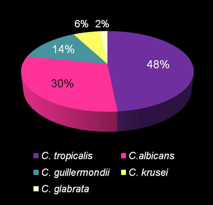 Candidaemia in a paediatric intensive care unit 4.3% had candidaemia Overall mortality 28.