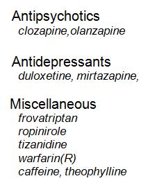 rivaroxaban apixaban rivaroxaban apixaban A s Metabolized The presence cannabis smoke A sub- sub- clozapine olanzepine
