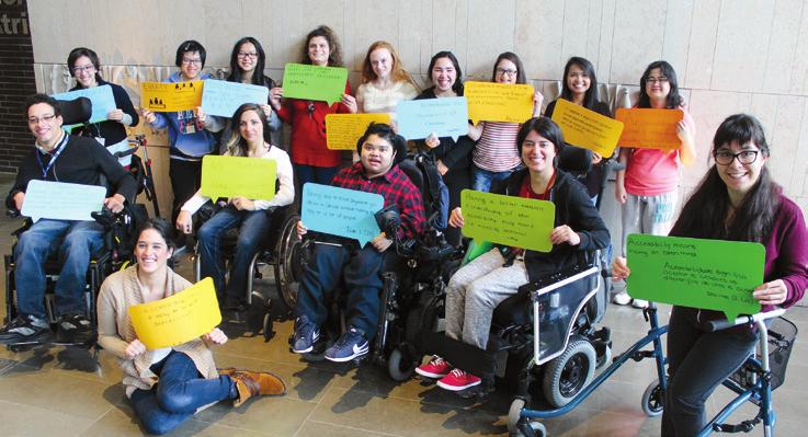 1 2 3 Partnered in the community Members of the YAC weighed in on National Accessibility Legislation by creating a video submission