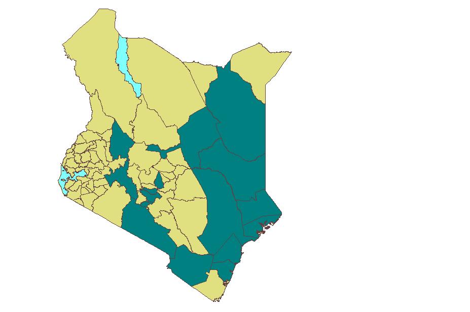 Reported Human RVF Cases (Deaths) in Kenya Kirinyaga 5(2) Maragua 4(0) Thika 2(0) Nairobi 5(2) Baringo 174(13) Nakuru 1(1) Kajiado 10(6) ISIOLO 13(0) Wajir 26(12) Garissa