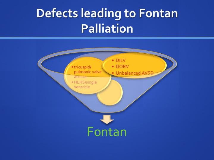 Figure 4: A variety of complex congenital defects that often lead to Fontan palliation.