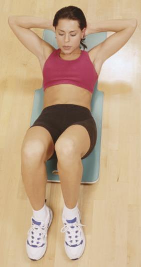 curl-ups abdominal endurance Done as many times as