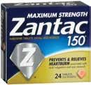 Lemon Flavors Packets, 6 ct ZANTAC 150 Maximum Strength 150 mg Prevents & Relieves