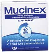 Stock up and Celebrate CEPACOL Sore Throat Assorted Flavors Lozenges, 16 ct ADULT MUCINEX Expectorant Relieves