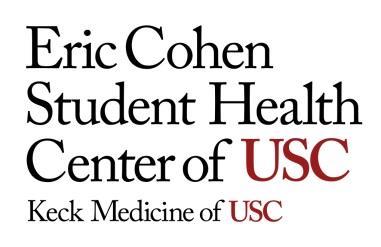 KIMBERLY TILLEY Medical Director Eric Cohen Student Health Center Keck Medicine of USC Dear New USC Health Science Campus Student, I would like to extend a warm welcome and congratulate you on your