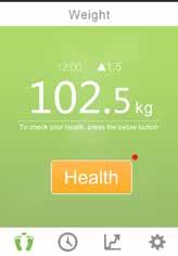 Instructions 4. INSTALLING THE HEALTH SCALE APP Using your ios or Android device, search for Health Scale in App Store or Play Store respectively.
