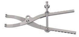 398.750 Pelvic Reduction Forceps, medium, length 250 mm, for use with Cortex Screws B 3.5 and 4.5 mm 398.