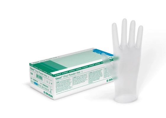 Examination and Protective Gloves Vasco Vinyl Powder-free powder-free examination gloves according MDD 93/42/EEC, EN 455 latex-free