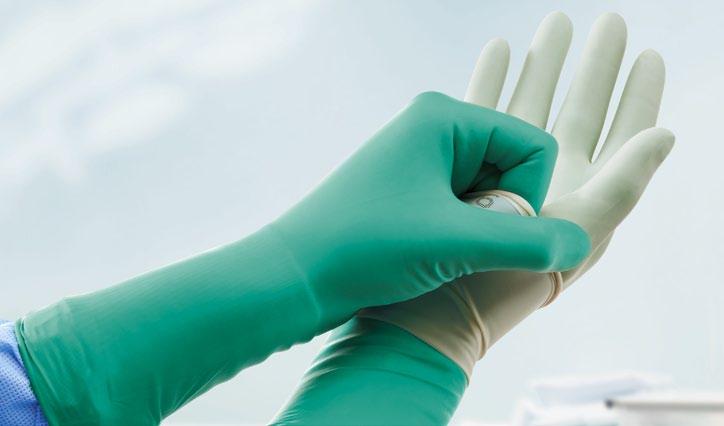 Surgical and Protective Gloves Vasco OP Underglove Vasco OP Sensitive Donning special washing procedures and a net-like inner lining structure of the Vasco powder-free surgical gloves allow very easy
