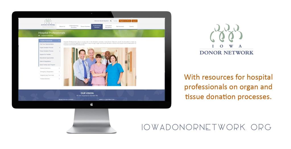 1. Refer all patients meeting clinical triggers within 2-4 hours to Iowa Donor Network 2.