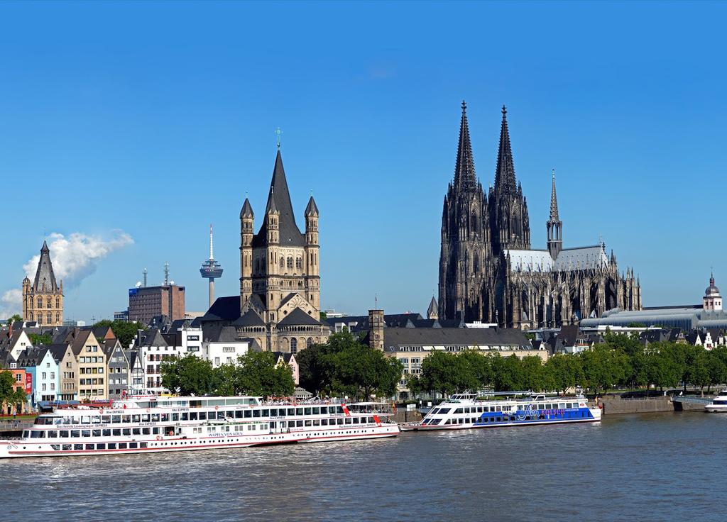About Cologne Cologne is situated on the Rhine River; it s the largest city in North Rhine-Westphalia and the fourth largest city in Germany with more than 1.000.000 inhabitants.