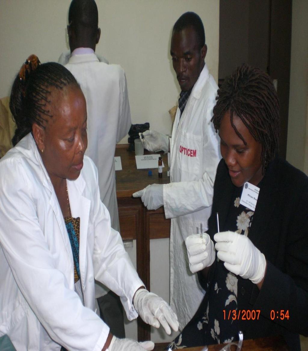 2. Laboratory Strengthening and Network i) Analysis of existing testing capacity in the region ii) Training of Laboratory Analysts in 2 phases: i) Kenya, Malawi Tanzania, Uganda and