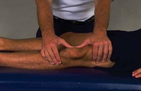 Examination of the knee Patellar