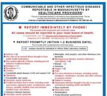 gov/dph/epi click on Reportable Communicable Diseases 10 MIAP Conference 2014 COLLABORATIONS IN DISEASE SURVEILLANCE AND CONTROL LBOH 1 MDPH Healthcare Provider LBOH 2 School Sports team MDPH