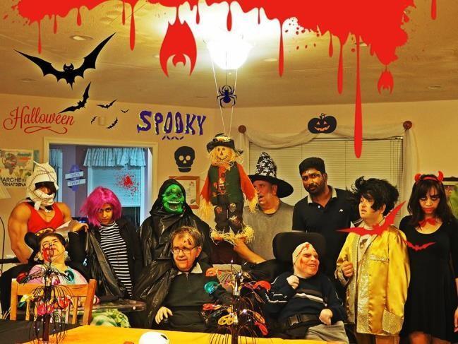 and they enjoyed giving treats to the kids. Everyone has different kinds of scary costumes and they all had some fun. Galilee: Everyone had a great time celebrating birthdays last weekend.