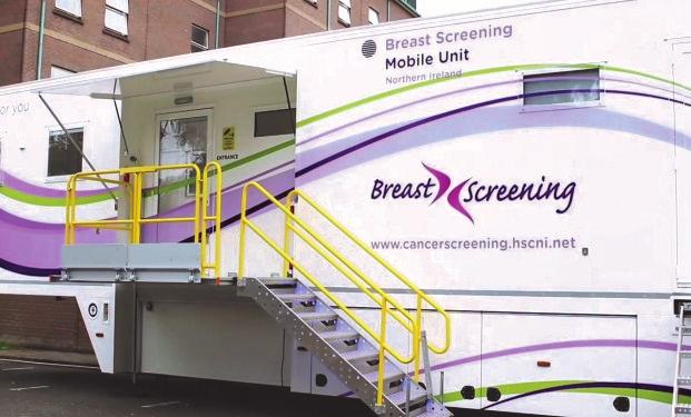 7 NEW BREAST SCREENING MOBILES UNITS TAKE TO THE ROAD The Northern Ireland Breast Screening Programme has gone digital!