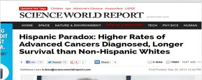 NEED A PUBLICATION? PRESS COVERAGE? TRY THE HISPANIC PARADOX WHAT CAN REGISTRIES DO?