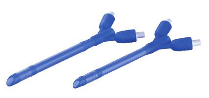 The Kotler Nasal Airway is two attached silicone tubes designed to be inserted post-operatively to allow nasal breathing.
