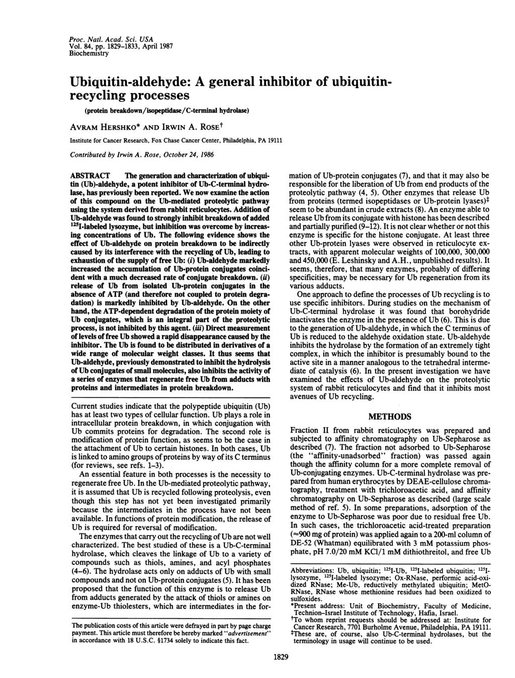 Proc. Nati. Acad. Sci. USA Vol. 84, pp.