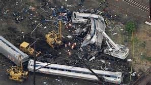 Amtrak Accident, Chester, PA April 3, 2016 Engineer s post-accident drug test positive for THC & worker positive for opioids 2 Amtrak Worker s Killed A 106mph train collided with a backhoe doing work