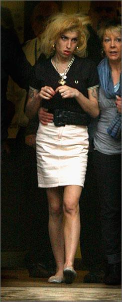 Amy Winehouse Amy Winehouse, singer, was recently in the news over her bizarre behavior and drug abuse.