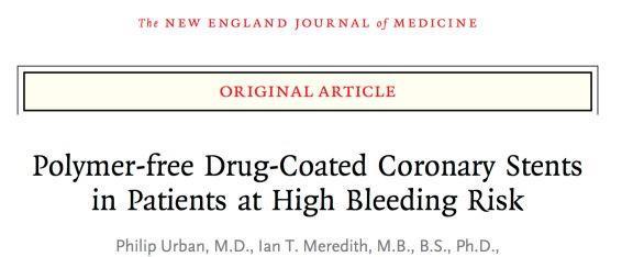 N=1600;> 50% high bleeding risk,