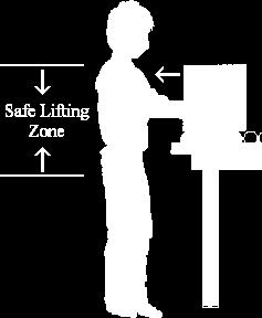 PREVENT BACK INJURIES Avoid lifting and bending whenever you can. Place objects up off the floor. That way you won t have to reach down to pick them up again. Raise / lower shelves.