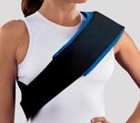 Allows the shoulder and arm to remain in a neutral position. Quality foam/nylon construction, universal design to fit most patients. fits right or left.