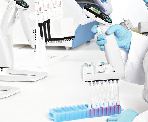 Store up to 20 programs The programs function allows you to store 20 of your most common protocols with a specific name A pipette for multiple applications Choose from single channels, 8 16 channel
