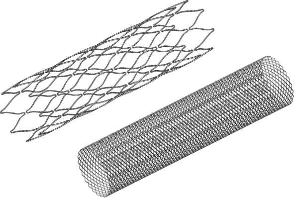 Porosity: ratio of open area/total stent area Pore density: the number of