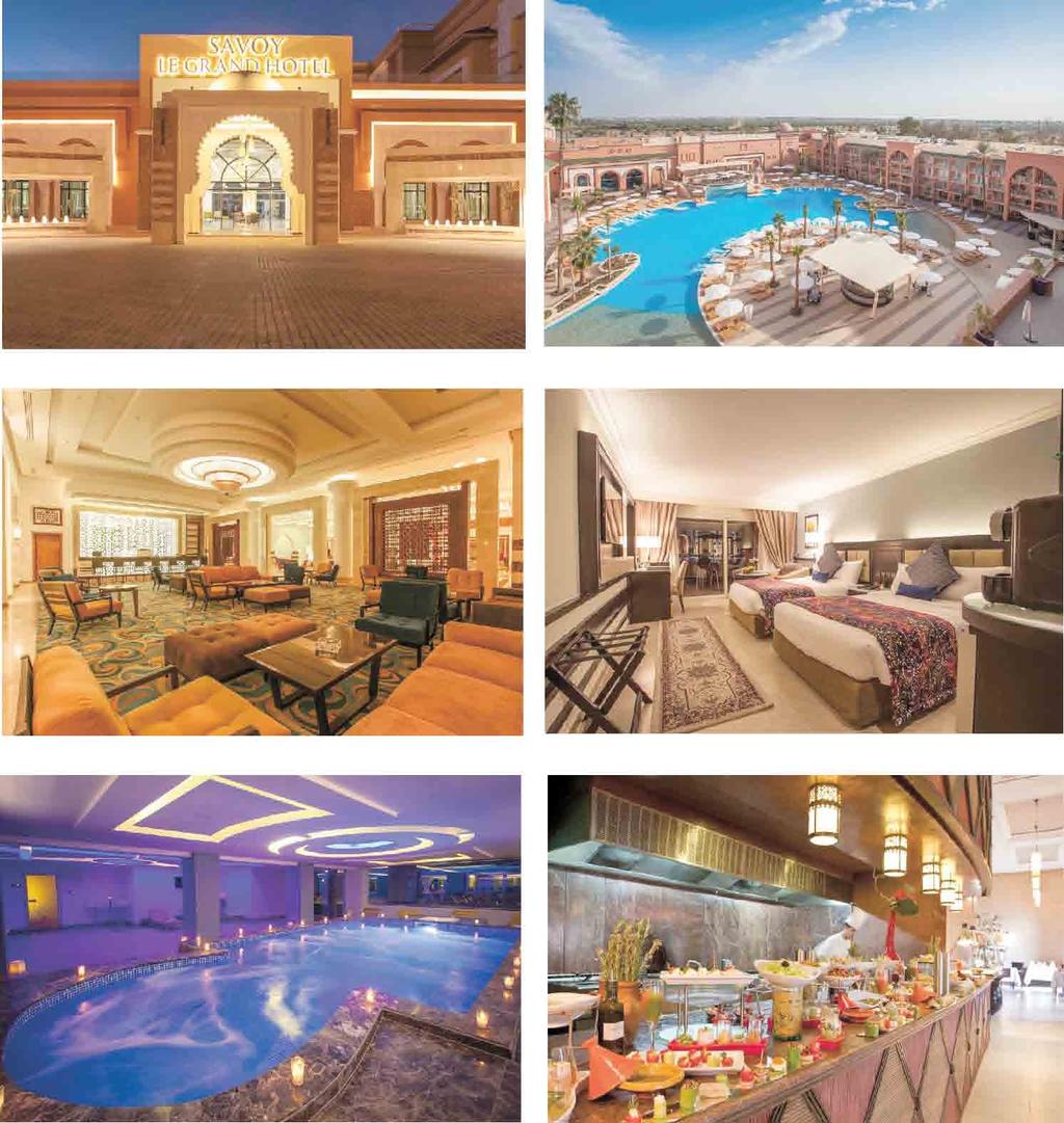 Hotel Accommodation The Savoy Grand Hotel is, five stars hotel, Located in Hivernage aera, this family-friendly hotel in Marrakech is a 15-minute