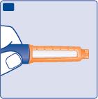 If you take a wrong type of insulin, your blood sugar level may get too high or too low. A Pull off the pen cap.